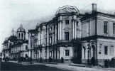 Здание 4-ой московской мужской гимназии. Почтовая открытка