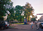 Площадь Покровских ворот. Август 2001