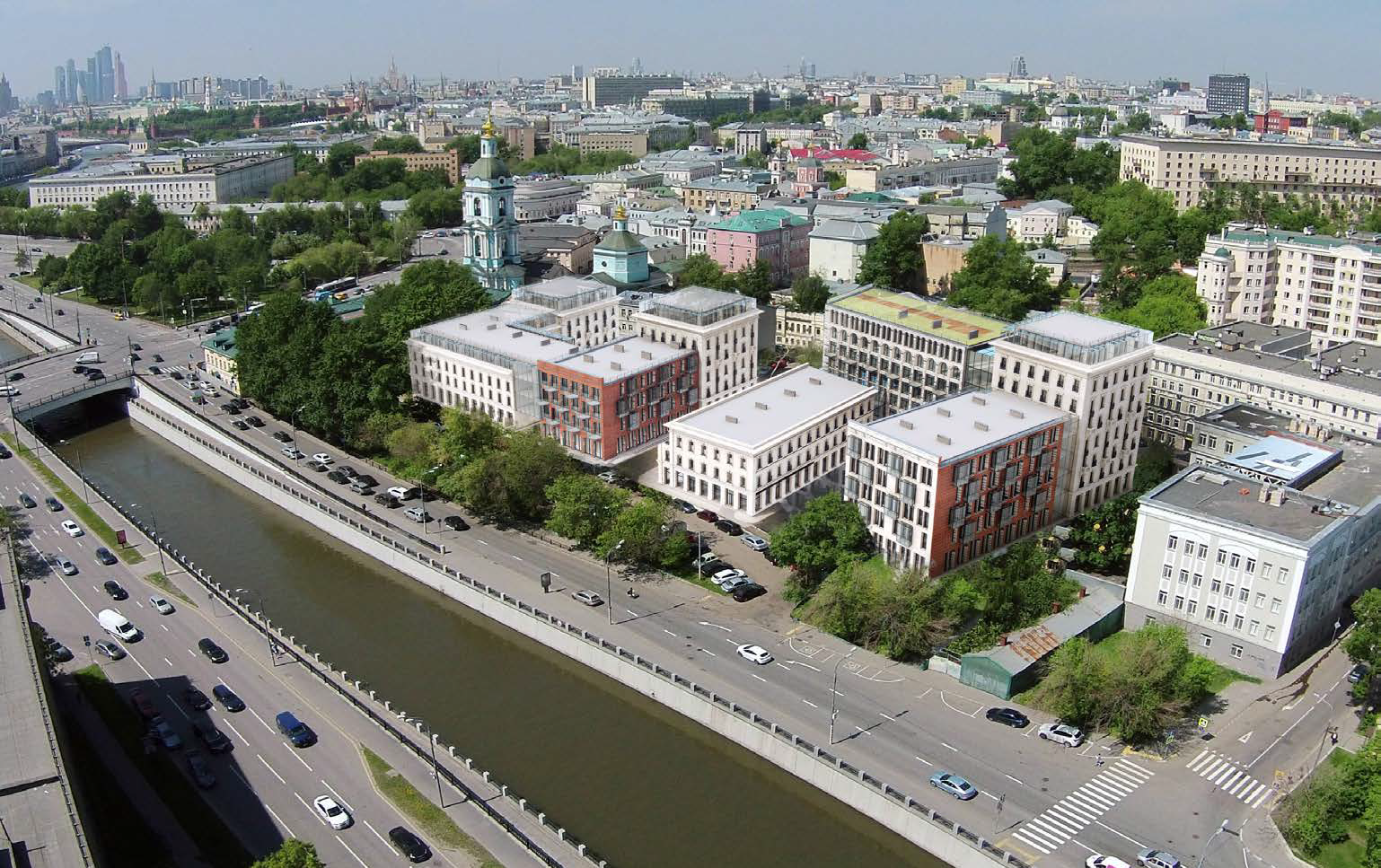 Проект жилого комплекса в Серебряниках в Москве