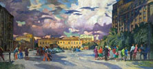 Хохловская площадь. В.З. Пурыгин. 1964