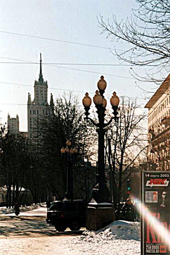 Покровский и Яузский бульвары. Февраль 2003г.